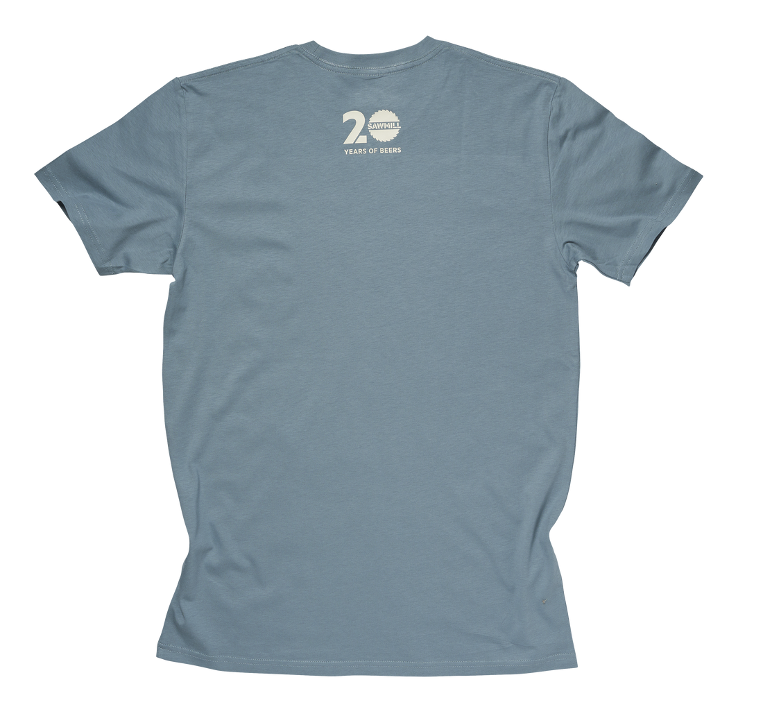 Sawmill Tee Mineral | 20 years of beers