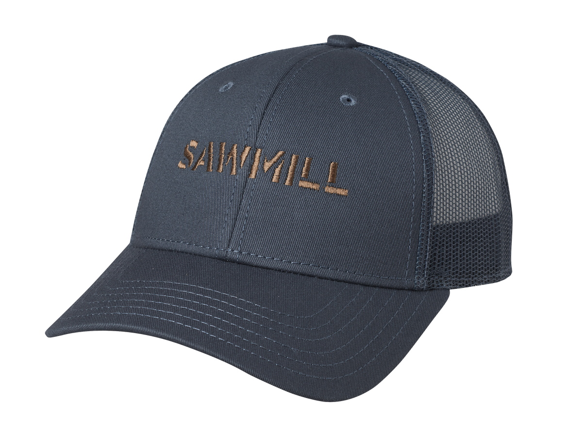 Sawmill Trucker Cap - Petrol Blue - Sawmill Brewery